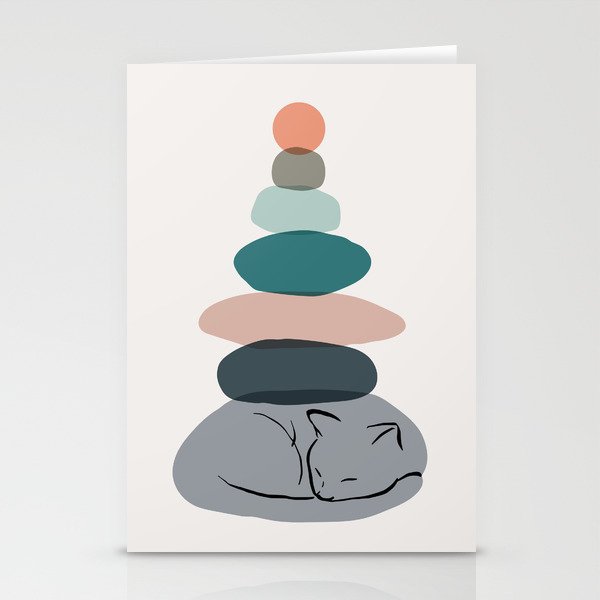 Cat Landscape 58 Stationery Card Gallery Image 2