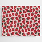 Gouache Strawberry in Pink Jigsaw Puzzle Gallery Image 1