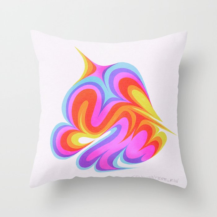 Premonitions in Color Throw Pillow Gallery Image 6