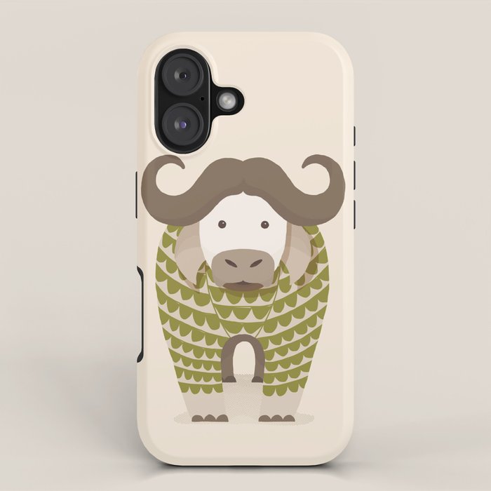 Whimsical Cape Buffalo iPhone Case Gallery Image 1