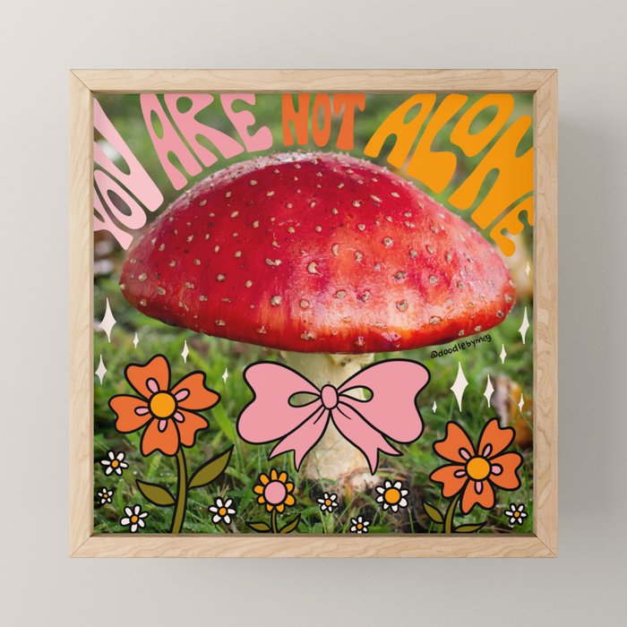 You Are Not Alone Mini Art Print Gallery Image 1