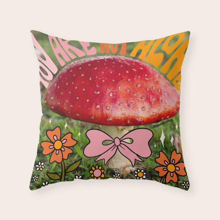 You Are Not Alone Throw Pillow Gallery Image 6