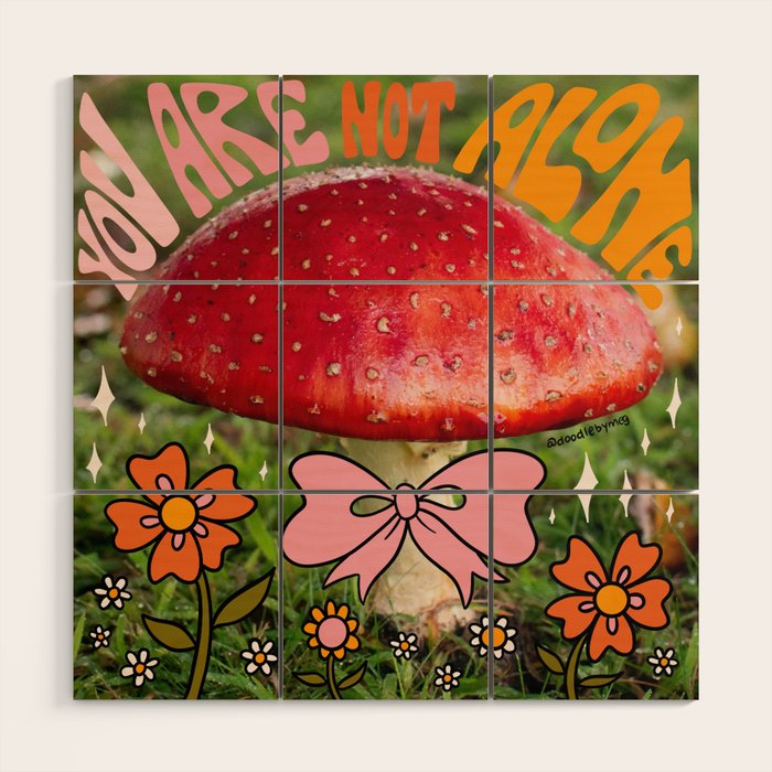 You Are Not Alone Wood Wall Art Gallery Image 1