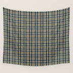 North Country Plaid - classic blue and green Wall Tapestry Gallery Image 4
