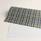 North Country Plaid - classic blue and green Wrapping Paper Gallery Image 2