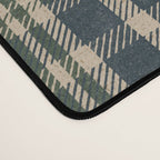 North Country Plaid - classic blue and green Desk Mat Gallery Image 4