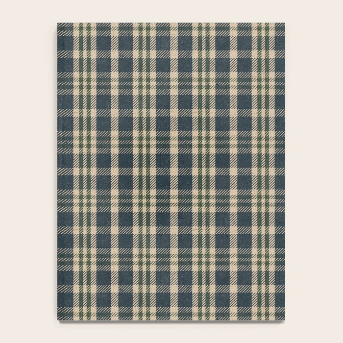 North Country Plaid - classic blue and green Notebook Gallery Image 4