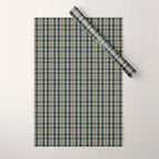 North Country Plaid - classic blue and green Wrapping Paper Gallery Image 1