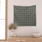 North Country Plaid - classic blue and green Wall Tapestry Gallery Image 2