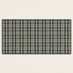 North Country Plaid - classic blue and green Desk Mat Gallery Image 3