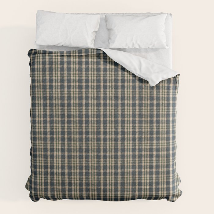 North Country Plaid - classic blue and green Duvet Cover Gallery Image 2
