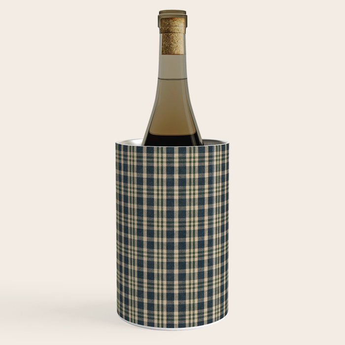 North Country Plaid - classic blue and green Wine Chiller Gallery Image 2