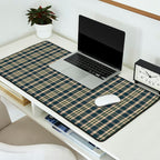 North Country Plaid - classic blue and green Desk Mat Gallery Image 2