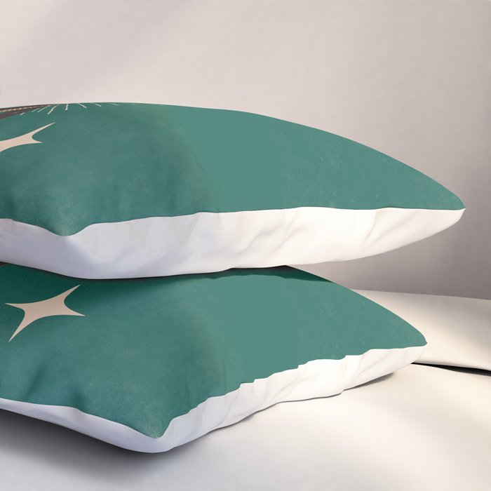 Slither - Green Pillow Sham Gallery Image 3