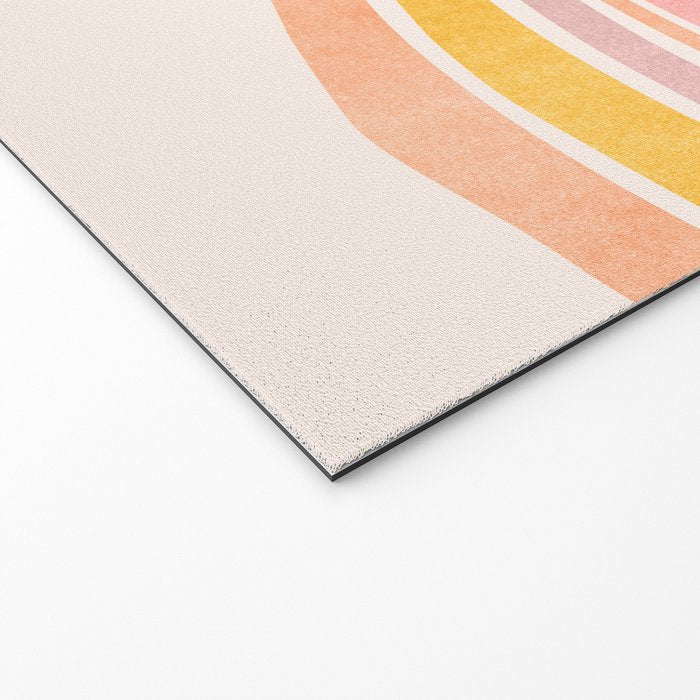 Double Rainbow Drawing Welcome Mat Gallery Image 2