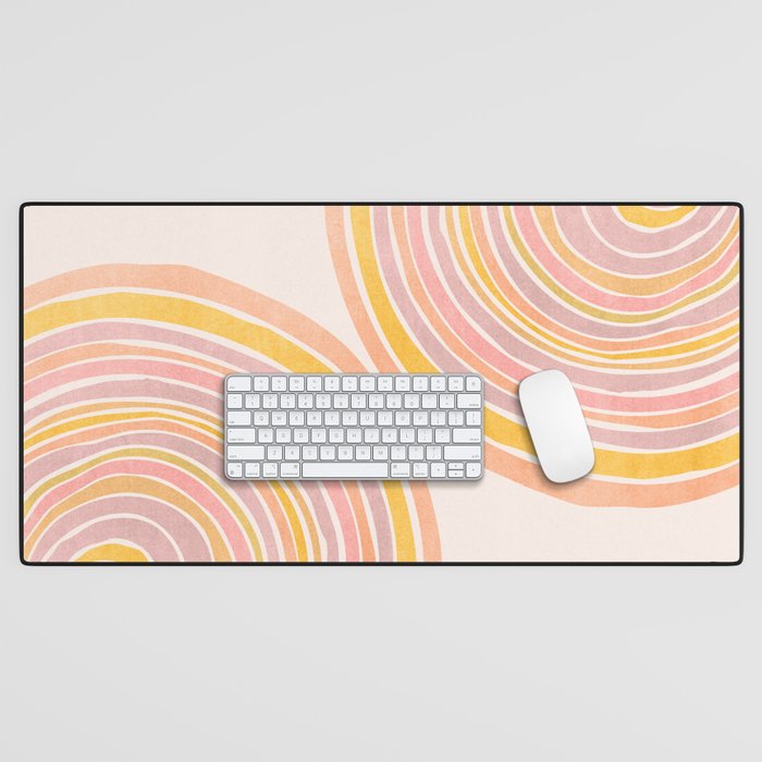 Double Rainbow Drawing Desk Mat Gallery Image 1