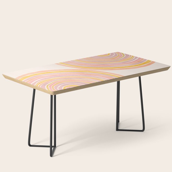 Double Rainbow Drawing Coffee Table Gallery Image 1