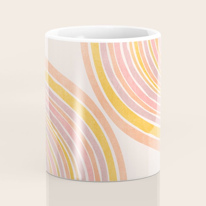 Double Rainbow Drawing Coffee Mug Gallery Image 4