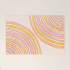 Double Rainbow Drawing Welcome Mat Gallery Image 1
