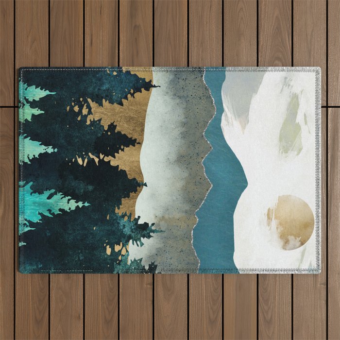 Forest Mist - Custom Horizontal Outdoor Rug Gallery Image 1
