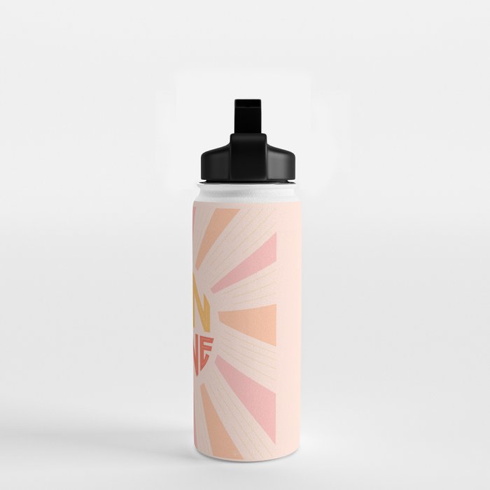 Sunshine Hand Lettering Water Bottle Gallery Image 2