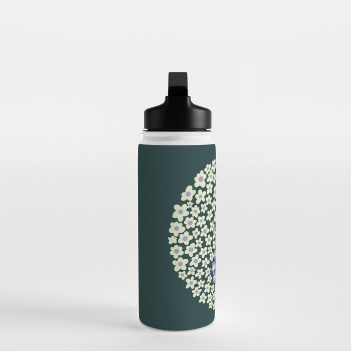 Floral yin-yang Water Bottle Gallery Image 3