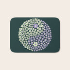 Floral yin-yang Bath Mat Gallery Image 1