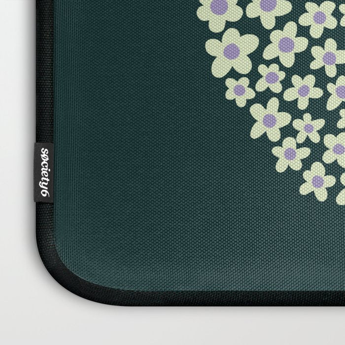Floral yin-yang Laptop Sleeve Gallery Image 3