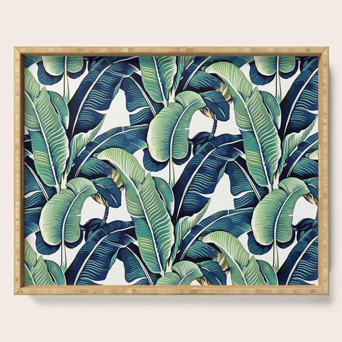 Banana leaves Serving Tray Gallery Image 1