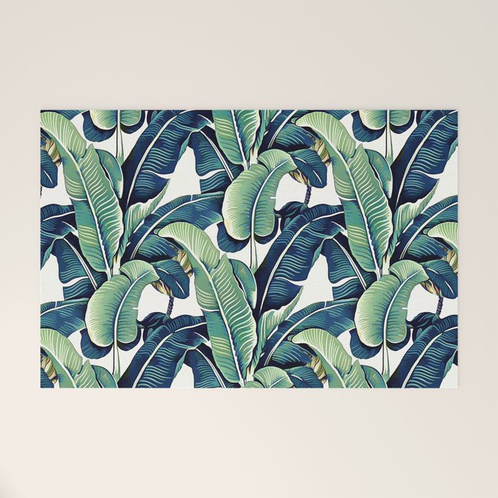 Banana leaves Welcome Mat Gallery Image 1