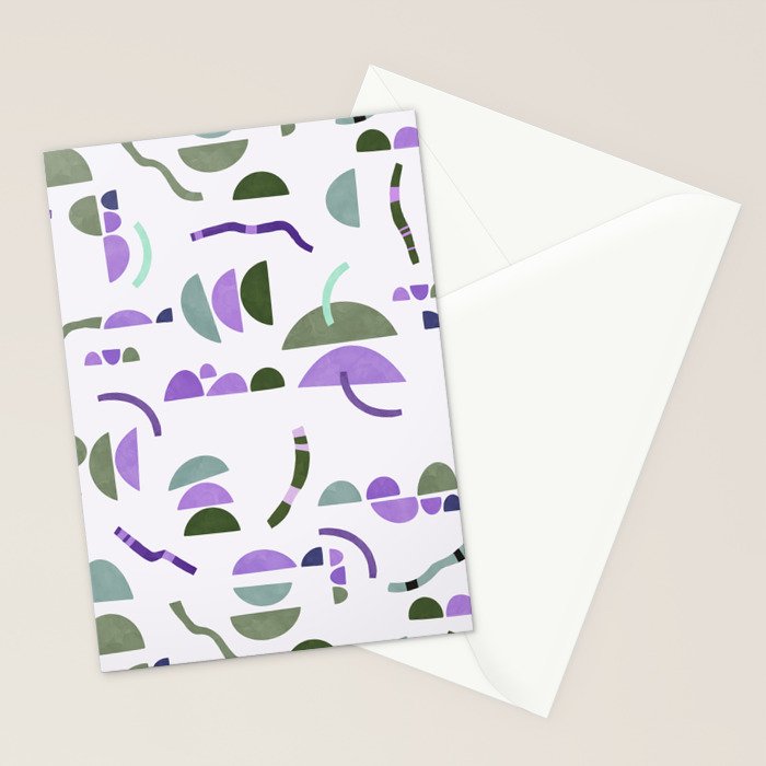 Modern simple shapes pattern LG Stationery Card Gallery Image 2