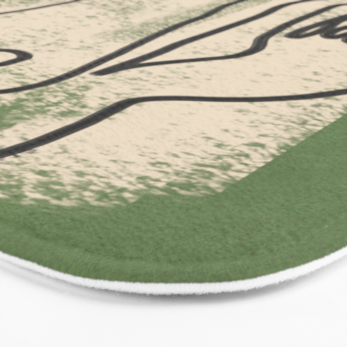 Minimal Face Impression 1 Bath Mat Gallery Image 3
