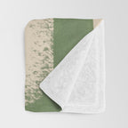 Minimal Face Impression 1 Throw Blanket Gallery Image 3