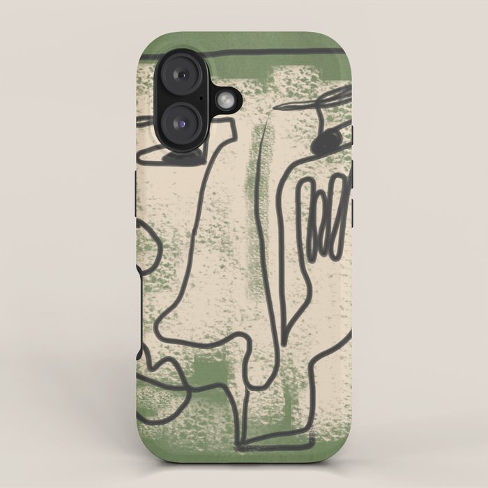 Minimal Face Impression 1 iPhone Case Gallery Image 1