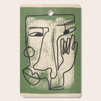 Minimal Face Impression 1 Cutting Board Gallery Image 1