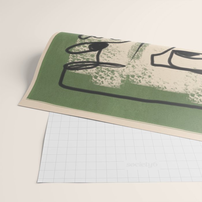Minimal Face Impression 1 Wrapping Paper Gallery Image 2