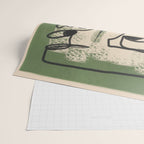 Minimal Face Impression 1 Wrapping Paper Gallery Image 2