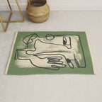 Minimal Face Impression 1 Rug Gallery Image 1