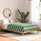 Pink and Green Narrow Stripe Pattern Comforter Gallery Image 2