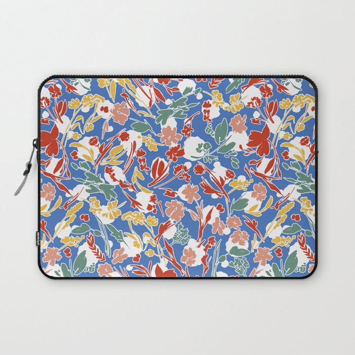 Wild colorful flowery meadow B Laptop Sleeve Gallery Image 1