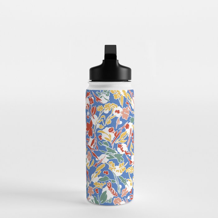 Wild colorful flowery meadow B Water Bottle Gallery Image 3