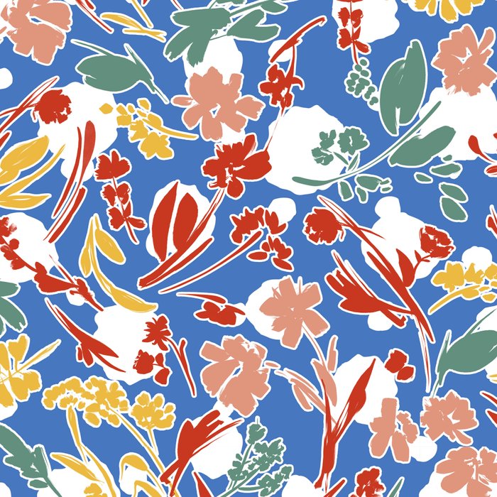 Wild colorful flowery meadow B Coffee Mug Gallery Image 2