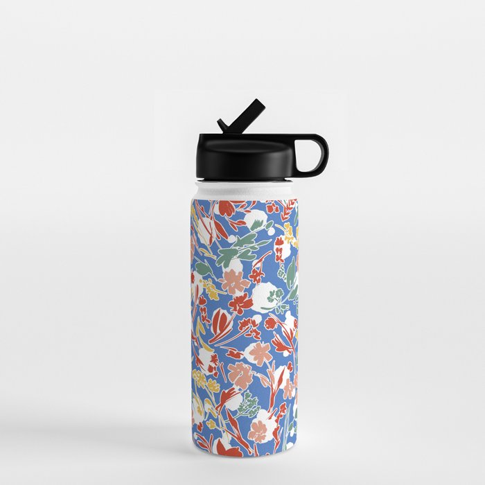 Wild colorful flowery meadow B Water Bottle Gallery Image 1