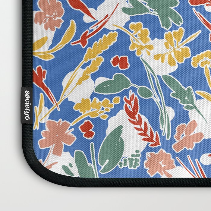 Wild colorful flowery meadow B Laptop Sleeve Gallery Image 3