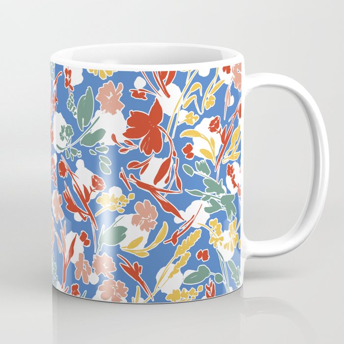Wild colorful flowery meadow B Coffee Mug Gallery Image 1