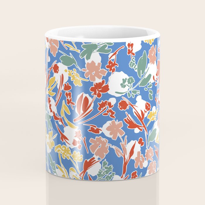 Wild colorful flowery meadow B Coffee Mug Gallery Image 4