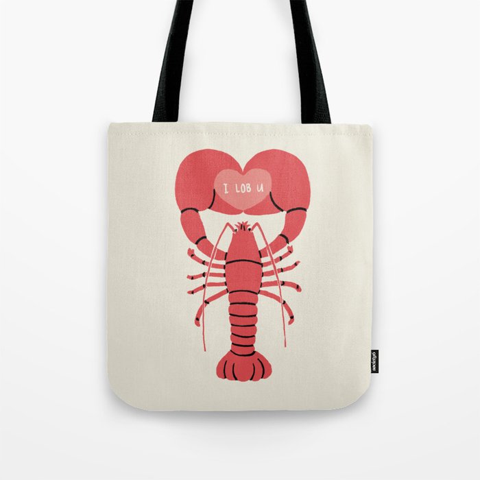 I LOB YOU Tote Bag Gallery Image 1