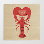 I LOB YOU Wood Wall Art Gallery Image 1