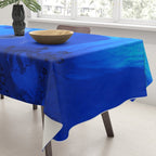 Blue Poppies #decor #society6 #buyart Tablecloth Gallery Image 3