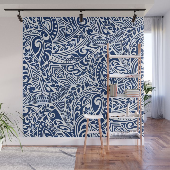 Hawaiian Tribal Pattern III Wall Mural Gallery Image 1
